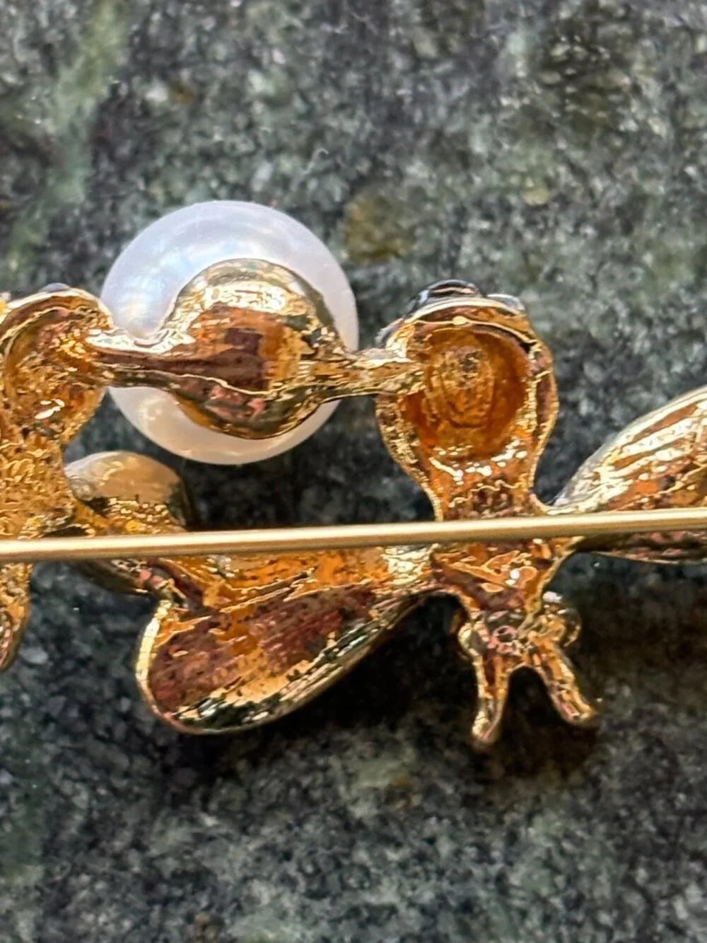 Twin Bee Brooch